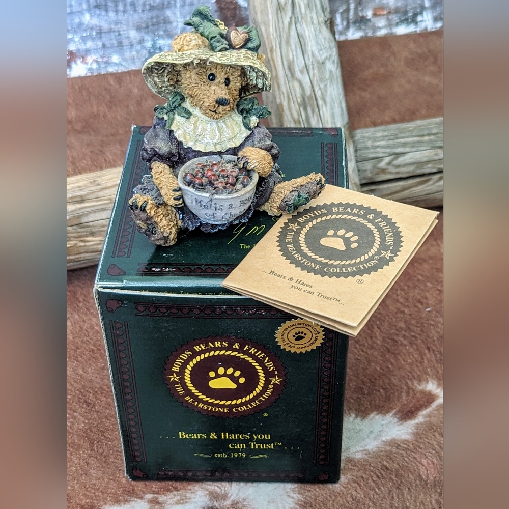 Boyds Bears Ada Mae Cherries Jubilee 20th Anniversary Collection